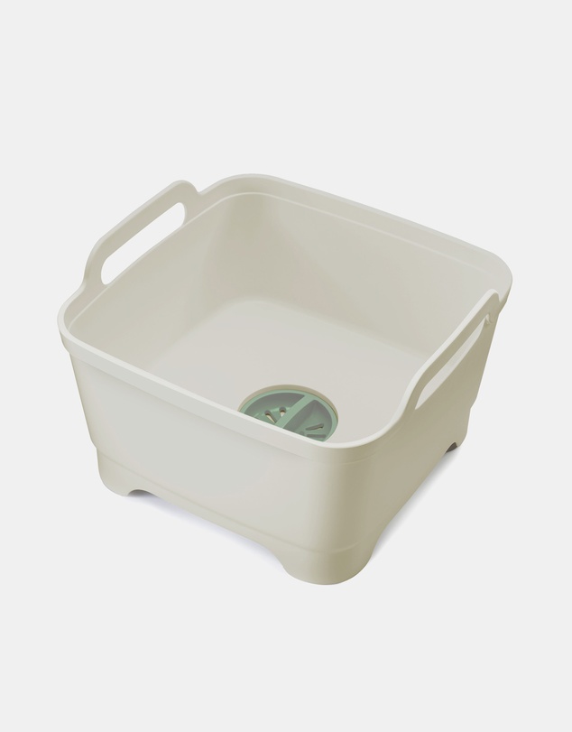 Joseph Joseph - Wash&Drain™ Washing-up Bowl (Light Stone/Sage)