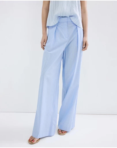 M.N.G - Pinstripe Lyocell Trousers