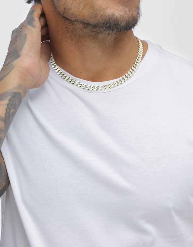 Kuzzoi - ICONIC EXCLUSIVE - Polished Curb Chain Necklace in 925 Silver