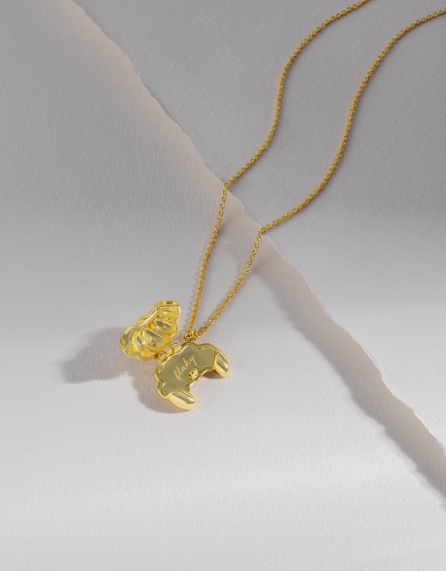Wanderlust + Co - Croissant Gold Necklace