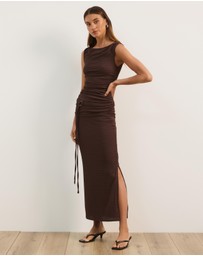Atmos&Here - Alba Textured Belted Skirt