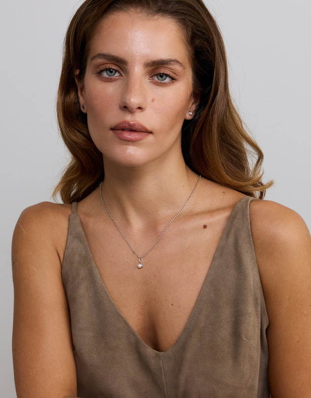 Michael Hill - Cultured Freshwater Pearl Pendant in Sterling Silver