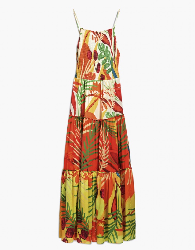 Desigual - Tropical ruffle Dress
