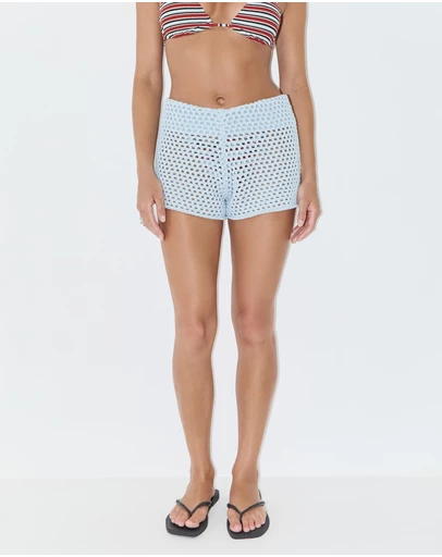 Zulu & Zephyr - Crochet Knit Shorts