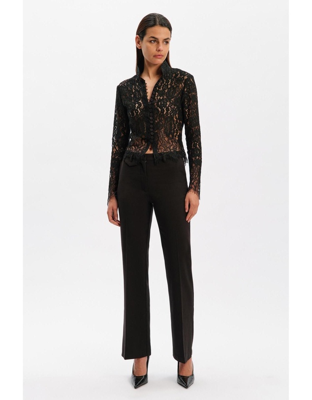 Bardot - Remly Button Front Lace Top