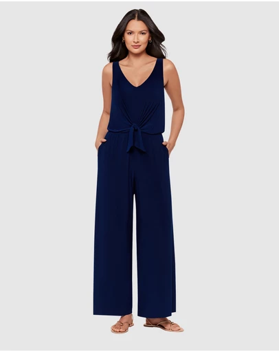 Miraclesuit Shapewear - Jesi Hidden Shapewear Wide Leg Jumpsuit