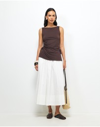 AERE - Grace Cotton Skirt