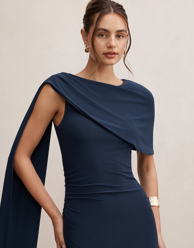 Forever New - Kosa Cape Scarf Maxi Dress