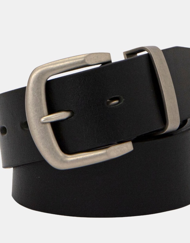 Buckle - Bronco. Australian Made Full Grain Natural Leather Belt. 38mm width.