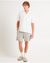 Arvust - Morrison Seersucker Shorts Sleeve Resort Shirt