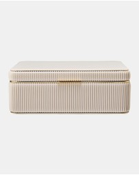 Wolf - Wolf Bella Large Jewellery Box Bone
