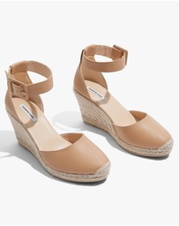Country Road - Carolina Leather Espadrille Wedge