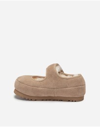 Ozwear Connection Uggs - Ugg Logo Kids Mary Jane