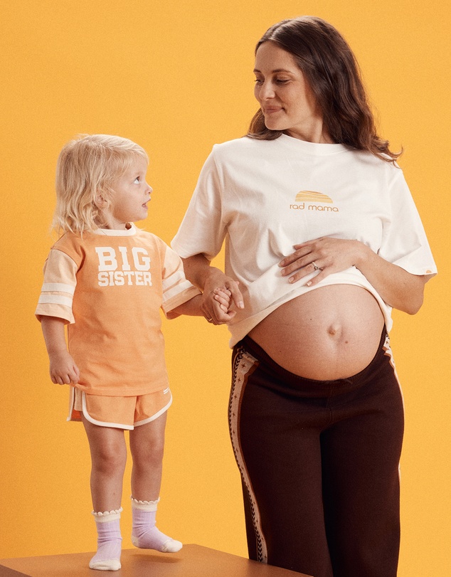 Banabae - Rad Mama Classic Organic Cotton Longline Tee - Natural