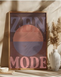Olive et Oriel - Zenmode Circle by Treechild Art Print