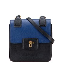 Pre-Loved by Azura Reborn - Pre-Loved Bicolor Saffiano Cuir Flap Crossbody