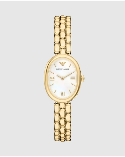 Emporio Armani - Gold Tone Analogue Watch