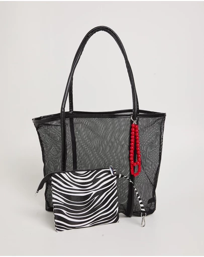 Studio - Callie Mesh Beach Bag