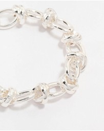 Lovisa - Silver Plated Knotted Chain Bracelet