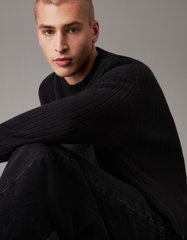 Calvin Klein Jeans - Relaxed Ribbed Cotton Jumper
