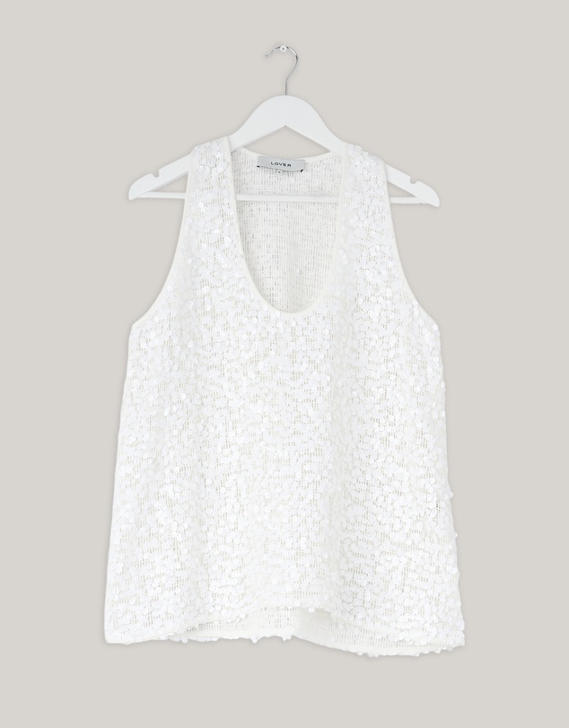 Revibe - Repaired Lover Claudia Sequin Scoop Neck Cami - AU 14