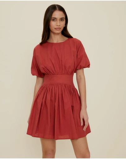 The Fated - Gallery Waisted Mini Dress