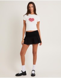 Subtitled - Sarai Broderie Mini Skirt