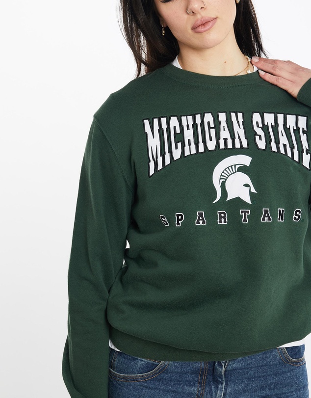 Vintage by The Real Deal - Pre Loved - Vintage NCAA Michigan State Spartans Sweatshirt