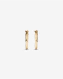 Michael Hill - 14mm Hoop Earrings in 10kt Yellow Gold