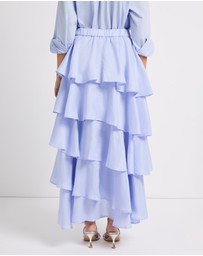 Marcs - Winslet Tiered Linen Skirt