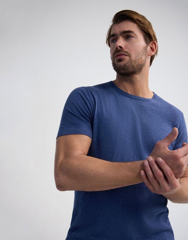Oxford - Theodore Crew Neck Knitted T-Shirt