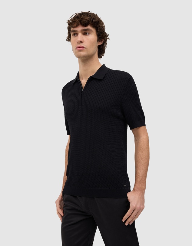 Politix - Callum Textured Knit Polo