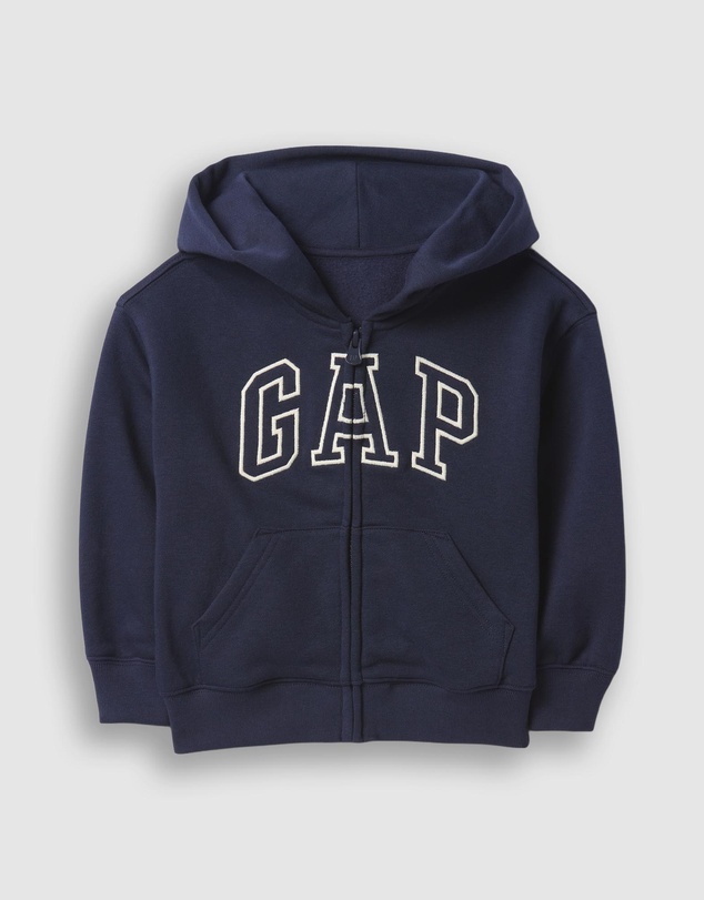 GAP - Logo Full Zip Hoodie - Babies-Kids