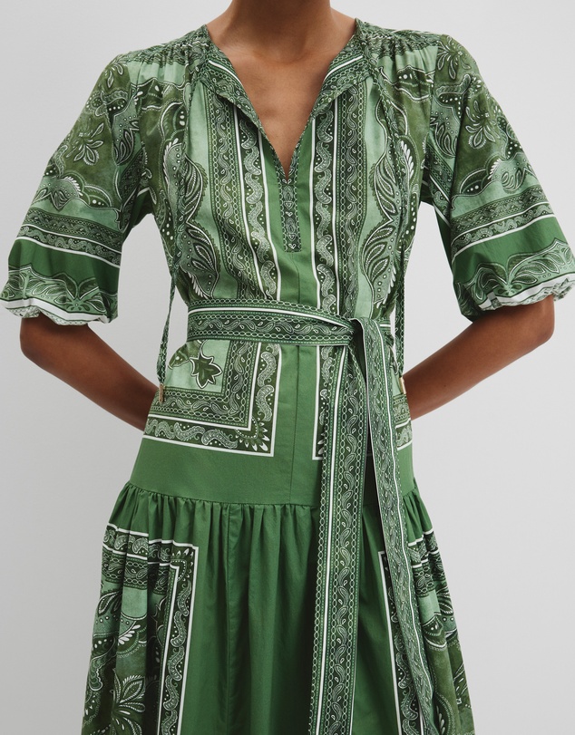 Country Road - Scarf Print Maxi Dress