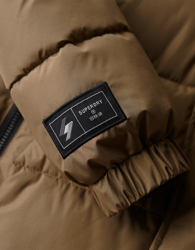 Superdry - HOODED LONGLINE SPORTS PUFFER