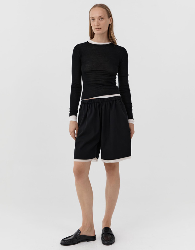 St. Agni - Layered Bermuda Shorts