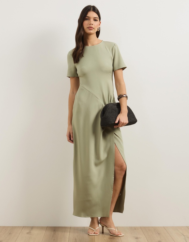 Atmos&Here - Astra Twist Maxi Dress With Side Split