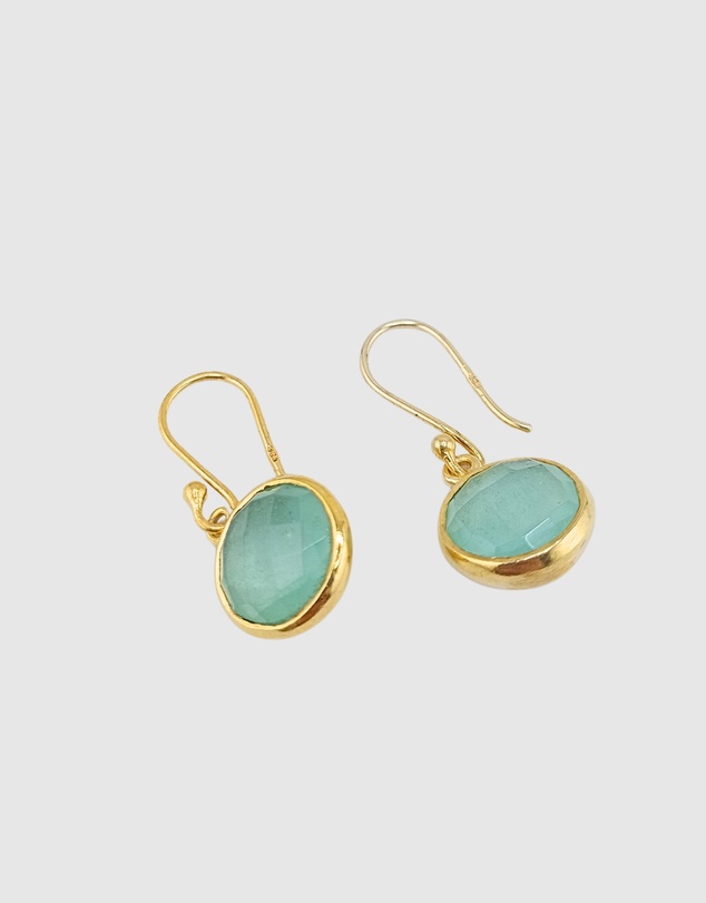 Izoa - Dewdrop Hook Earrings