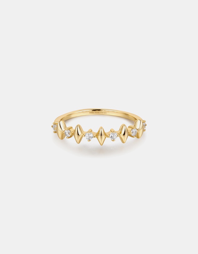 Ania Haie - Ania Haie Gold Multi Sparkle Ring