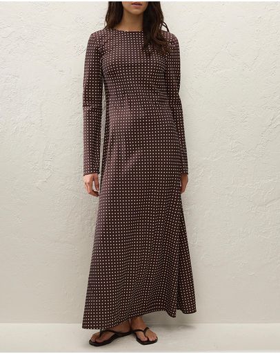 Polkadot & Chocolate Plum