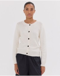 Cloth & Co. - The Vintage Cardigan | White