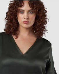 Pink Dusk by Curve Project - Lover Boy Blouse
