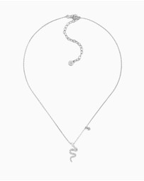 Emporio Armani - Silver Tone Pendant Necklace