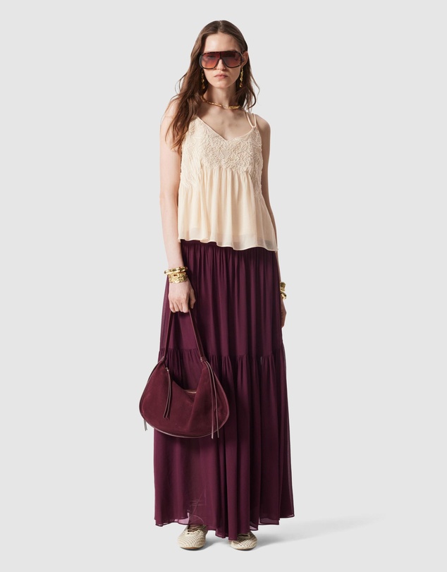 & Other Stories - Embroidered Strappy Top