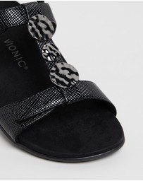 Vionic - Farra Adjustable Sandal - Black Lizard