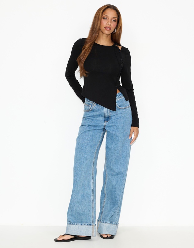Dazie - Autumn Tie-Shoulder Top
