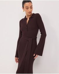 Calli - Audrey Flare Sleeve Maxi Dress