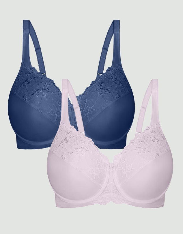 Triumph - Embroidered Minimiser Twin Pack Underwired Bra