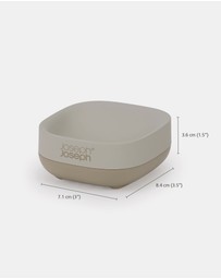 Joseph Joseph - Slim™ Compact Matt Finish Soap Dish (Ecru)