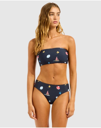 Seafolly - Beachclub Retro Bikini Bottom